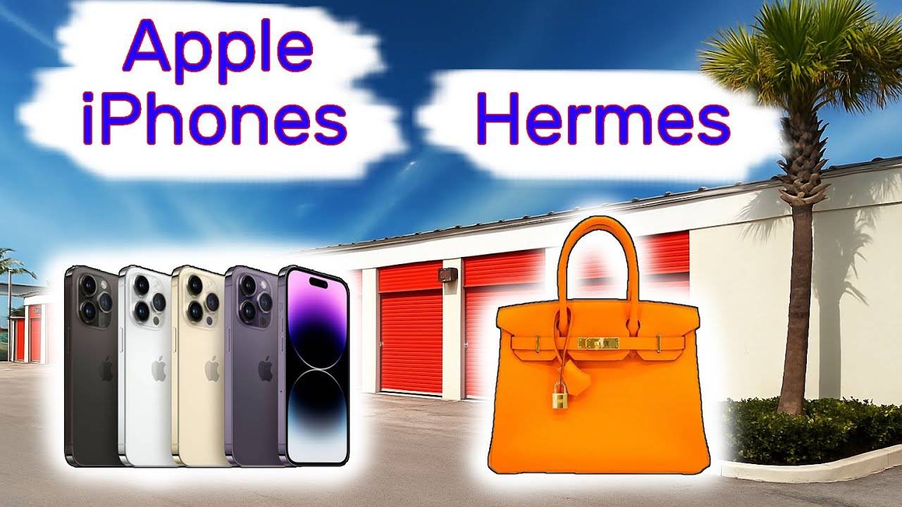 Нашли сумку Hermes, много Apple IPhone. Повезло!