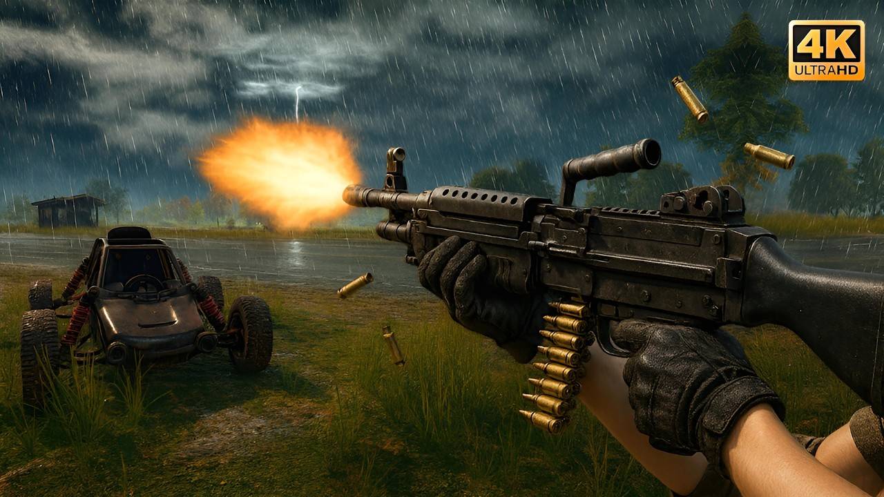 PUBG PC： ERANGLE HEAVY RAIN SOLO GAMEPLAY! (NO COMMENTARY) смотреть онлайн