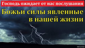 "Божьи силы явленные в нашей жизни". С. Н. Елисеев. МСЦ ЕХБ