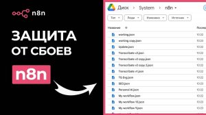 n8n: Резервное копирование Workflow | Инструкция по авто-бэкапу на Google Диск