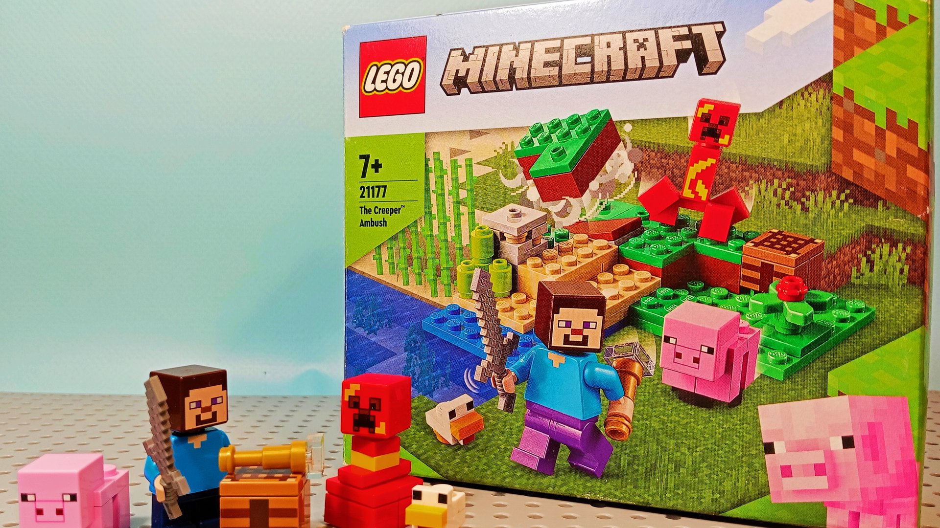 Lego Minecraft 21177 засада крипера; редизайн набора