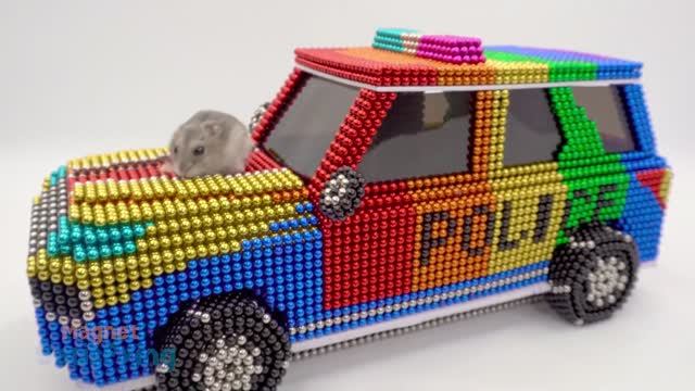 Как сделать полицейский джип из магнитных шариков смотреть онлайн