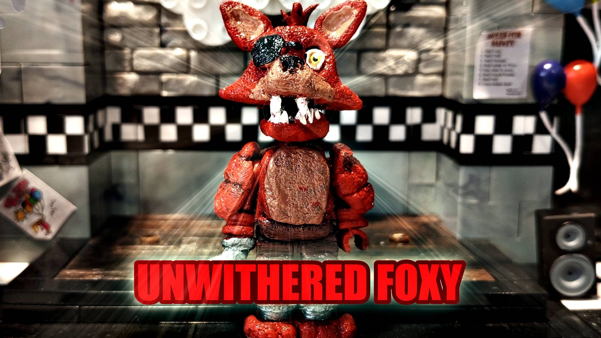 LEGO FNAF UNWITHERED FOXY | КАСТОМ