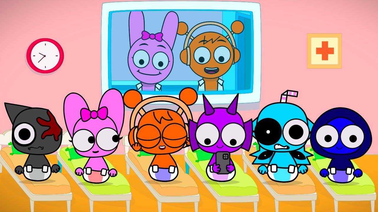 РОЖДЕНИЕ МАЛЫШЕЙ СПРУНКИ?! 👶🏻 У ВЕНДЫ БУДЕТ РЕБЕНОК ОТ ГРЕЙ?! 🤰 Анимационная игра "Суперсемейка С смотреть онлайн