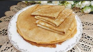 Невероятные Блинчики БЕЗ МУКИ - самые тоненькие, нежные и вкусные блины на молоке