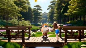 Идёт бычок качается