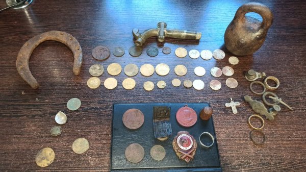 Находки с металлоискателем Minelab X-Terra 705. Обзор находок кладоискателя.
