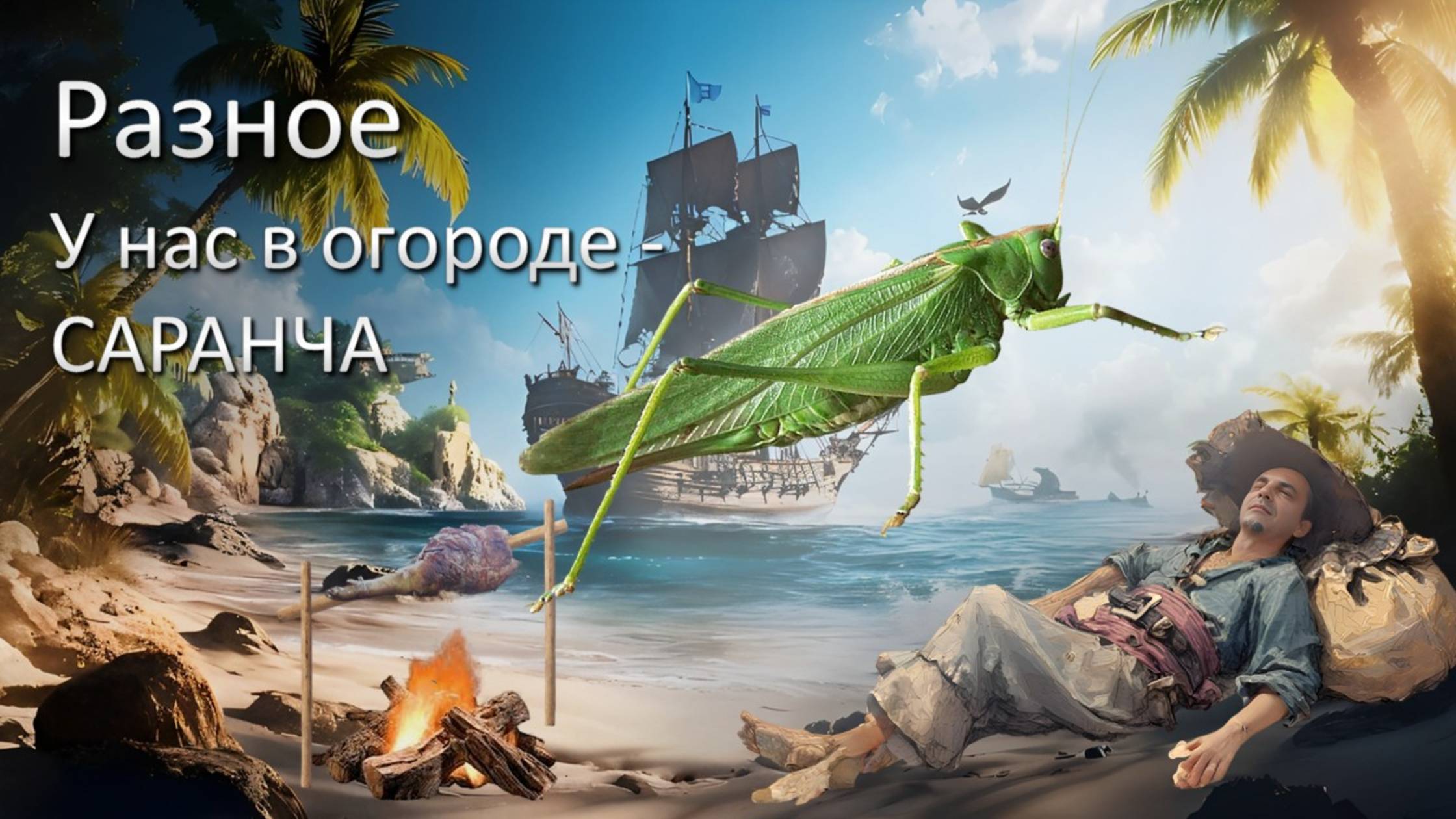 в нашем огороде - саранча