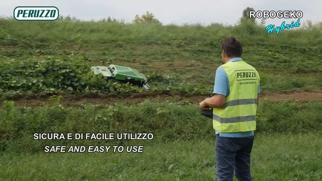 ROBOGEKO Rasaerba Robotizzata - Remote control rotary mower by PERUZZO смотреть онлайн