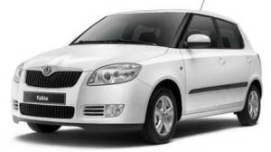 Шкода Фабия, подлый тычок.