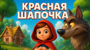 КРАСНАЯ ШАПОЧКА. ЛЮБИМАЯ СКАЗКА ДЛЯ ДЕТЕЙ👧❤️