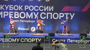 Денисов, Марков, Симашкевич рывок гири 32 кг Кубок России 2025 по гиревому спорту