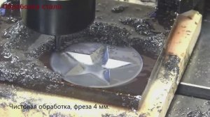 Настольный чугунный фрезерный станок ЧПУ по металлу.