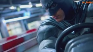 супер герои гонки железный человек бэтмен человек паук флеш халк мультфильм ии клип нейросеть