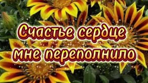 Счастье сердце мне переполнило