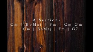 Slow Moody Blues Guitar Backing Track in Cm