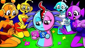 ПОЛУ-ХЕМИ ИГНОРИРУЕТ ПОЛ??😎😎 В ТЕЧЕНИЕ 24 ЧАСОВ! Я анимационная игра Incredibox Sprunki и Мармелад