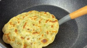 Чесночные лепешки из Жидкое тесто за 3 минуты, Без дрожжей, без замеса, без духовке быстро и просто