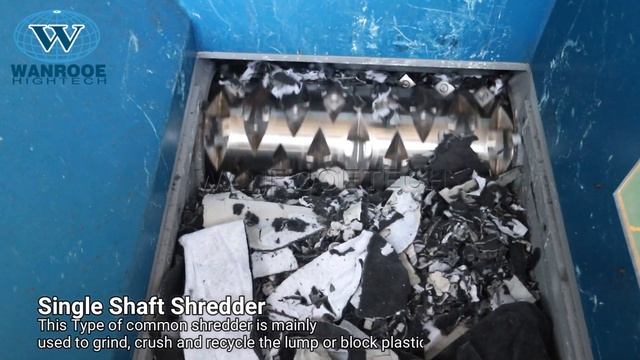 Шредер для измельчения ПВХ кусков, ковровой доски смотреть онлайн