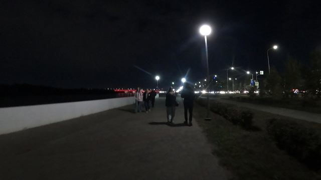 ПРОГУЛКИ ПО ОМСКУ. НОЧНАЯ НАБЕРЕЖНАЯ ИРТЫША.... смотреть онлайн