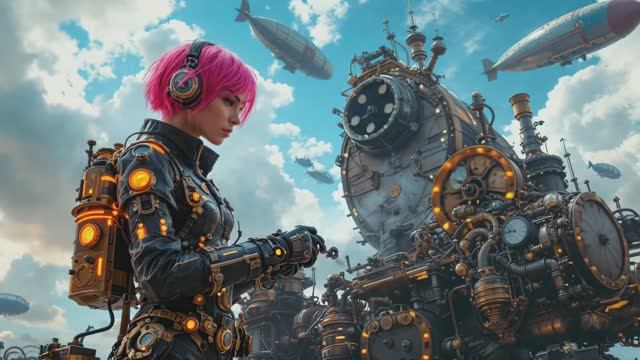 Steampunk 2150 World In ｜ AI Music Video