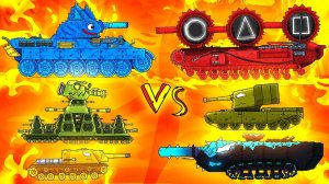 Побоище Мега танков - Мультики про танки