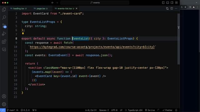 236. Advanced Pattern Data Fetching Wrapper Component for EventsList смотреть онлайн
