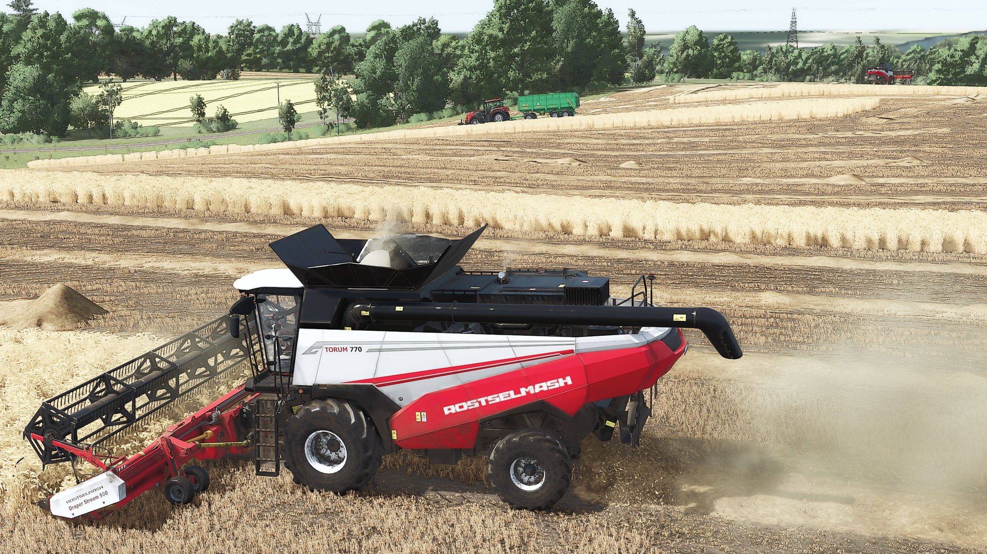 Карта Журавлёво, Уборка ячменя #01 Торум 770, РСМ161, МТЗ 3522, КамаЗ 6460 смотреть онлайн