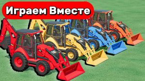 МУЛЬТИКИ ДЛЯ ДЕТЕЙ ПРО РАЗНОЦВЕТНЫЕ МАШИНКИ И ТРАКТОРЫ НА ФЕРМА 🚜 ГОНКИ МАШИНОК НА ФЕРМЕ