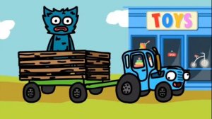 Синий трактор и Хаги Ваги. Анимация