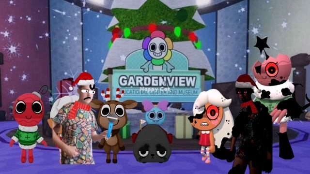 FNF версия dandy's world рожественский кола кала.