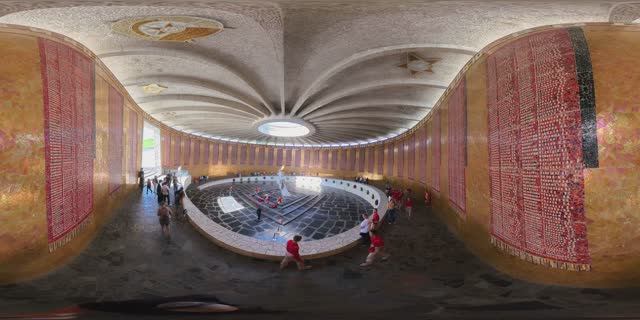 Мамаев Курган. Зал воинской Славы. Вечный огонь. #360Video #ПанорамноеВидео #Волгоград