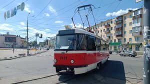 Нижегородский трамвай. Поездка на трамвае Tatra T3 КВР Фобос-ТС