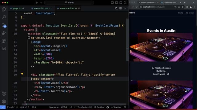 216. EventCard Component (Flexbox Tricks) смотреть онлайн