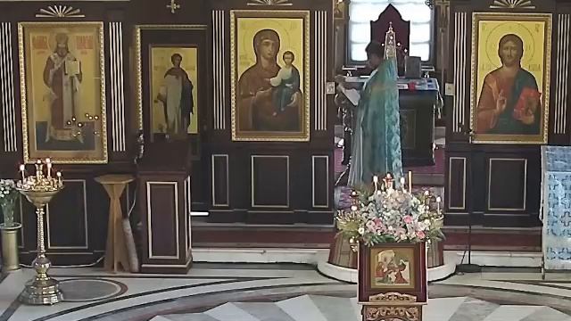 22.09.2025 Божественная Литургия. Понедельник. Седмица 16-я по Пятидесятнице. смотреть онлайн