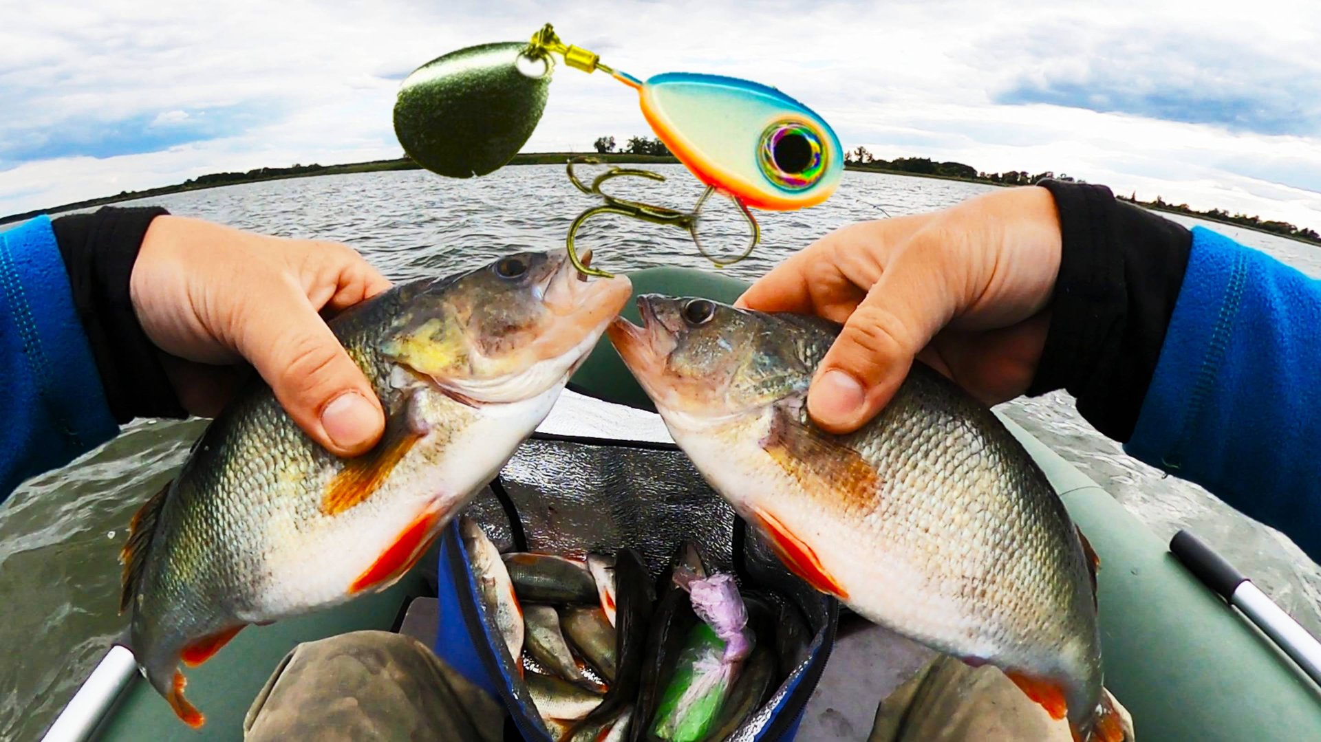 ВОТ ЧТО ЛЮБИТ ОКУНЬ! Тейл-спиннеры в действии смотреть онлайн