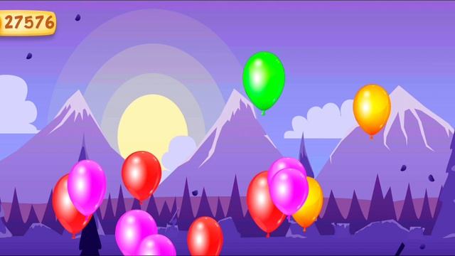 Цветные шарики для малышей лопаем #87/ Учим цвета и развиваем зрительное внимание/ развивающий мульт смотреть онлайн