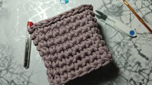 💚ВЯЗАНАЯ КОРЗИНКА КРЮЧКОМ С ДЕРЕВЯННЫМ ДНОМ💚