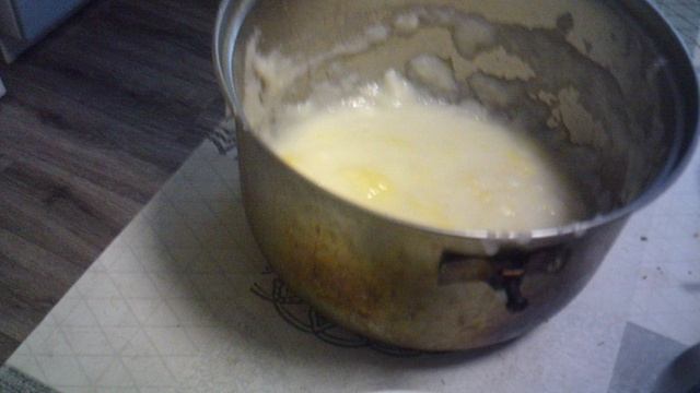 Приготовил манную кашу с тыквой. Тыква недозревшая, однако пищеварение не расстроилось!