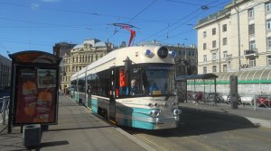 Петербургский трамвай. Поездка на трамвае 71-431Р "Достоевский"