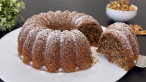 Осенний ореховый ПИРОГ...🥧🌰☕😋    Рецепт в описании ✍️