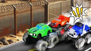 Преступник сбежал из тюрьмы  Вспыш и Крушила устроили погоню! Видео про детские игрушки и машинки