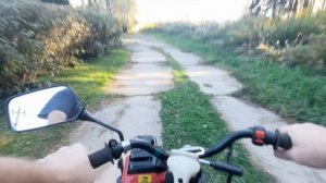 Покатушки на самодельном мотосамокате. 🤓🛴👍