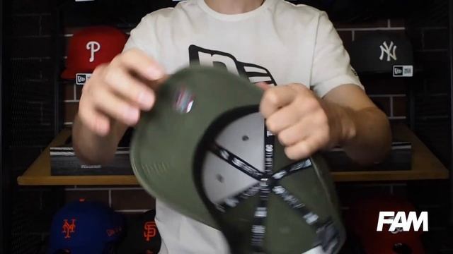 NEW ERA 39THIRTY MLB NEW YORK YANKEES OLIVE STRETCH FITTED CAP смотреть онлайн