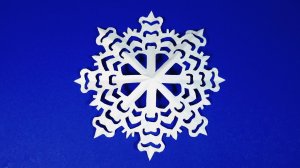 Красивые снежинки из бумаги - схемы. Как сделать снежинку своими руками