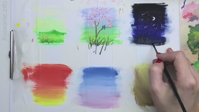 6 миниатюр гуашью смотреть онлайн