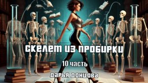 "Скелет из пробирки". Дарья Донцова. 10 часть. Аудиокнига.