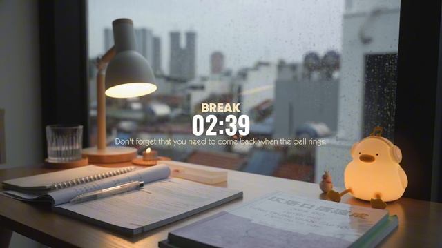 1 час STUDY WITH ME ｜ Calm Piano 🎹, Rain Sounds🌧️ ｜ Pomodoro 25-5 ｜ Early summer Rain смотреть онлайн