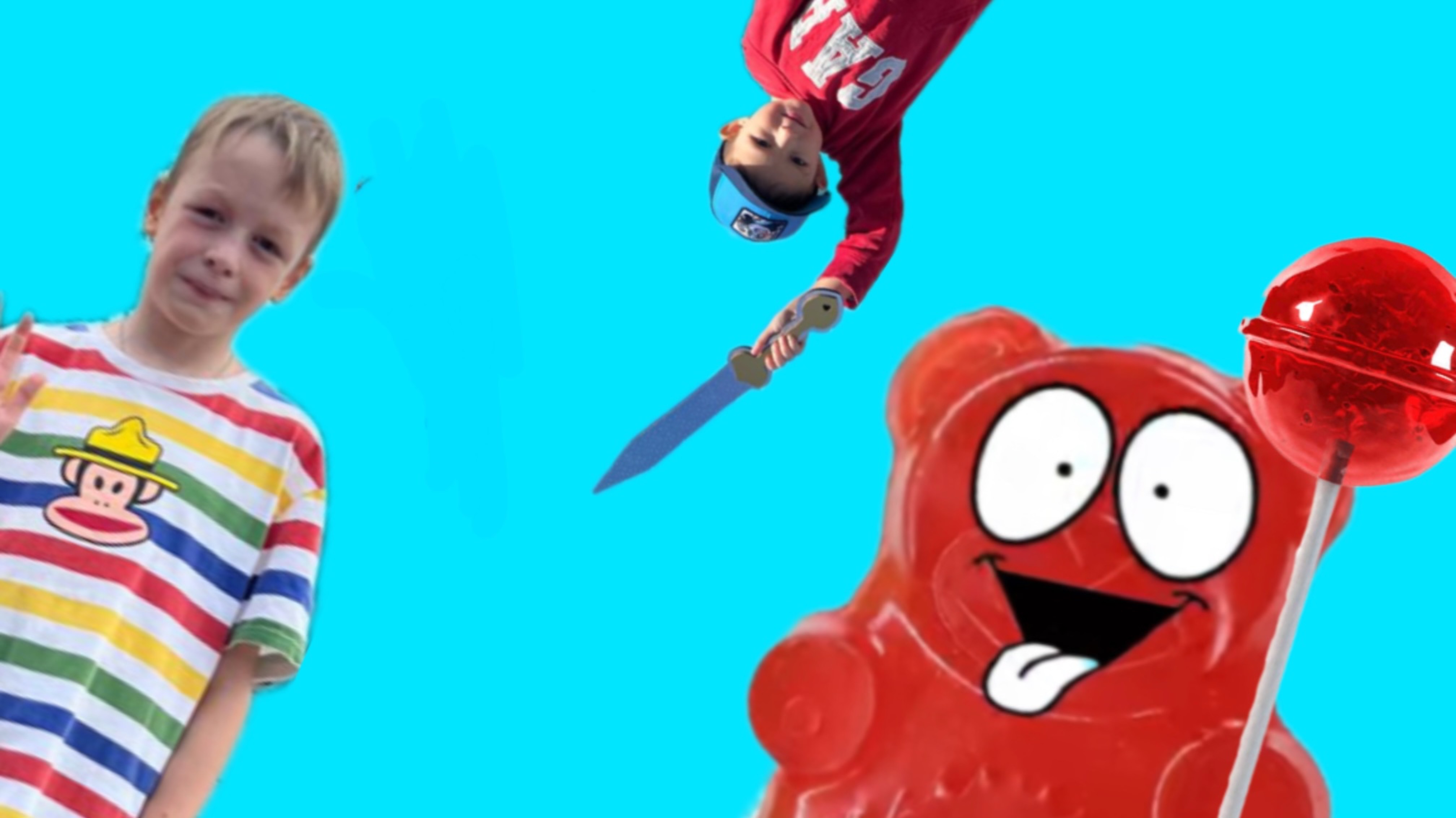 Желейный  медведь Валера в гостях 1 часть