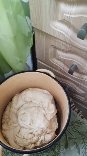 Поставила тесто на пироги